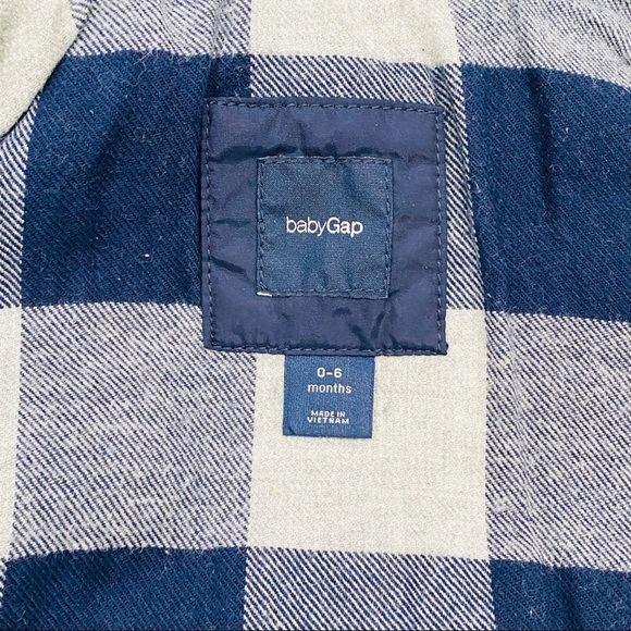 babyGap Infant Winter Puffer Coat Button Zip - Picture 5 of 6